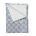 thumbnail image 2 of Abstract Soft Flannel Fleece Throw Blanket, Valentines Day Concept Modern Era Xo Messages on Olive 3 Branches Background, Cozy Plush for Indoor and Outdoor Use, 50" x 60", Multicolor, by Ambesonne, 2 of 5