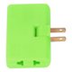 thumbnail image 4 of Plug Adapter, 5Pcs Travel Adapters 180° Rotation 1 To 3  For Phone ANGGREK Verde, 4 of 8
