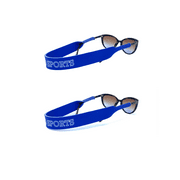 2 Pack, Blue Premium Neoprene Sunglass Straps, Floating, Universal Fit, Men and Woman, Comfortable Around The Neck