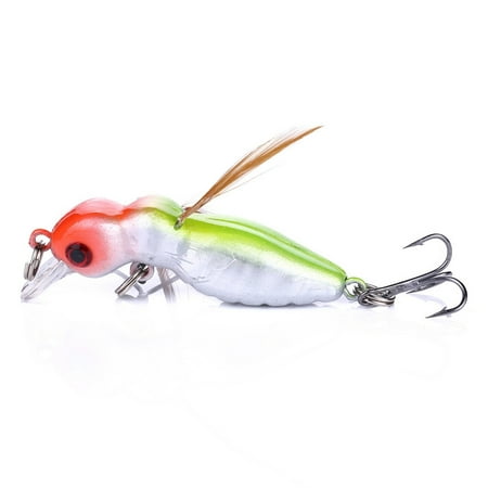 ROZYARD Fishing Lures with Hook Floating Hard Baits Artificial Baits Wobbler Crankbait Swimbait Fishing Tackle Lure Enduring
