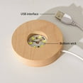 thumbnail image 2 of Luz LED de bola de cristal, luz nocturna para niños con bola de cristal 3D con base de luz LED cálida, diámetro de 3,14 pulgadas, luz de noche, lámpara de noche, regalo de decoración del hogar, 2 of 5