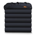 thumbnail image 1 of Dreamlab 6 Sábanas Bajeras Ajustables Premier 1800 Collection Pack DE Sábanas DE Cajón con Bolsillo Profundo Microfibra DE Lujo Tamaño King Size Grafito, 1 of 7