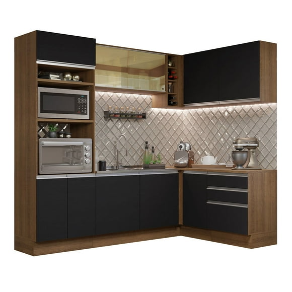 Cocina Integral Completa Modular Madesa Glamy 399cm MN 02