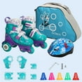 thumbnail image 6 of TOPCHANCES 4 Size Adjustable Roller Skates with Illuminating Wheels, Light UP Wheels Roller Skates for Kids Boys Girls Beginners Gifts, M Size, 6 of 6