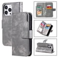 thumbnail image 2 of ETFAST Wallet Flip Leather Case For iPhone 15 Pro Max 15Plus 14 Pro Max 13 Pro Max 12 Pro Max 11 X XR XS Max 8 7 6 Plus SE Phone Case, 2 of 11