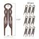 thumbnail image 2 of Hair Pins-Plastic,U-shaped Magic Grip Hairpins, Strong Durable Pins For Thick&Long Hair,Hair Styling Accessories,Set of 10 ( Black), 2 of 3