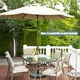 thumbnail image 4 of Base para Sombrilla de Patio Costway con Cemento Integrado Negro y Gris, 4 of 9