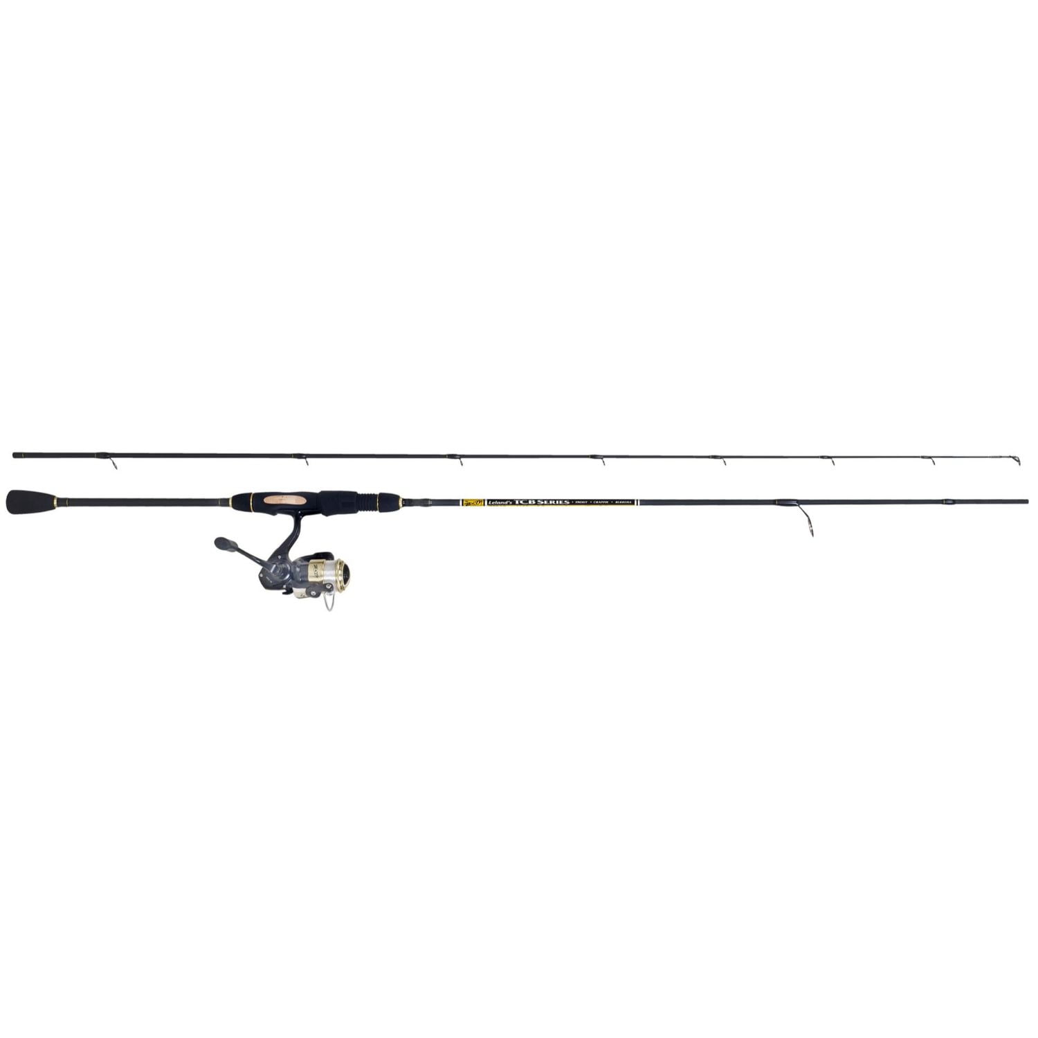 Bass Trout 2-piece Fishing Rod Fire Stik Lite Spinning Rod Crappie 