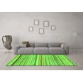 thumbnail image 3 of Ahgly Company Indoor Rectangle Abstract Green Modern Area Rugs, 7' x 10', 3 of 4