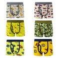 thumbnail image 5 of FNNMNNR Kids Cotton Dinosaur Briefs Toddler Boys Soft Underwear Baby Cartoon Boxer Briefs for 5PCS  2-12Y, 5 of 5