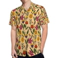 thumbnail image 4 of High Quality Hawaiian Shirts for Men Short Sleeve Aloha Beach Shirt Floral Summer Casual Button Down Shirts Blouses 9VAE99, 4 of 7