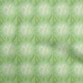 thumbnail image 1 of oneOone Velvet Light Green Fabric Leaves Sewing Craft Projects Fabric Prints By Yard 58 Inch Wide, 1 of 5
