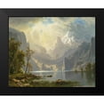 thumbnail image 2 of Bierstadt, Albert 14x12 Black Modern Framed Museum Art Print Titled - In the Sierras, Lake Tahoe, 2 of 5