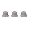 thumbnail image 3 of VONKY Comfortable And Breathable Fisherman Hat For Sun Protection Sunscreen Fisherman Cap Hat Summer gray 58cm 3Set, 3 of 6