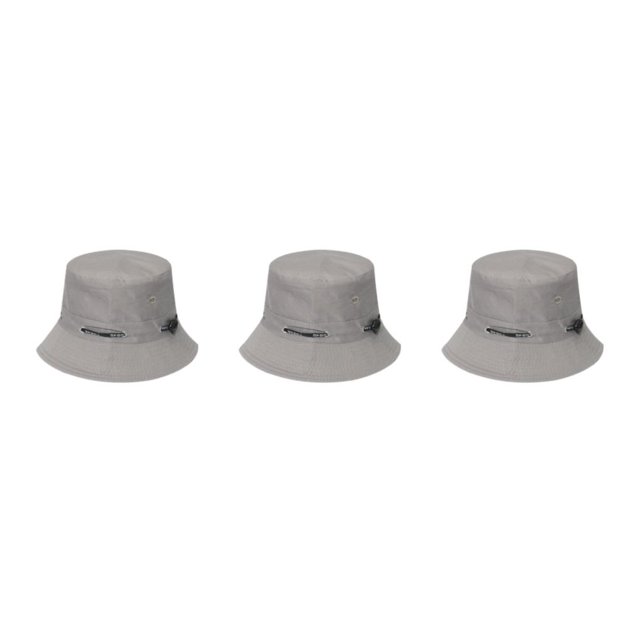 Thinsony Polyester Breathable Fisherman Cap For Sun Protection And Comfort Sunscreen Fisherman Cap Hat Summer gray 58cm 3Set