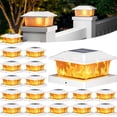 thumbnail image 1 of Luces solares Flame Post, BTfarm, paquete de 18, IP64, impermeables, 1 of 7