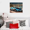 thumbnail image 4 of JEUXUS Car Poster Decor Black and White Wall Art Framed Car Art for Men Boys Bedroom Décor Sports Posters Landscape Office Room Decor Gift for Teen Boys 20x16 inch, 4 of 4