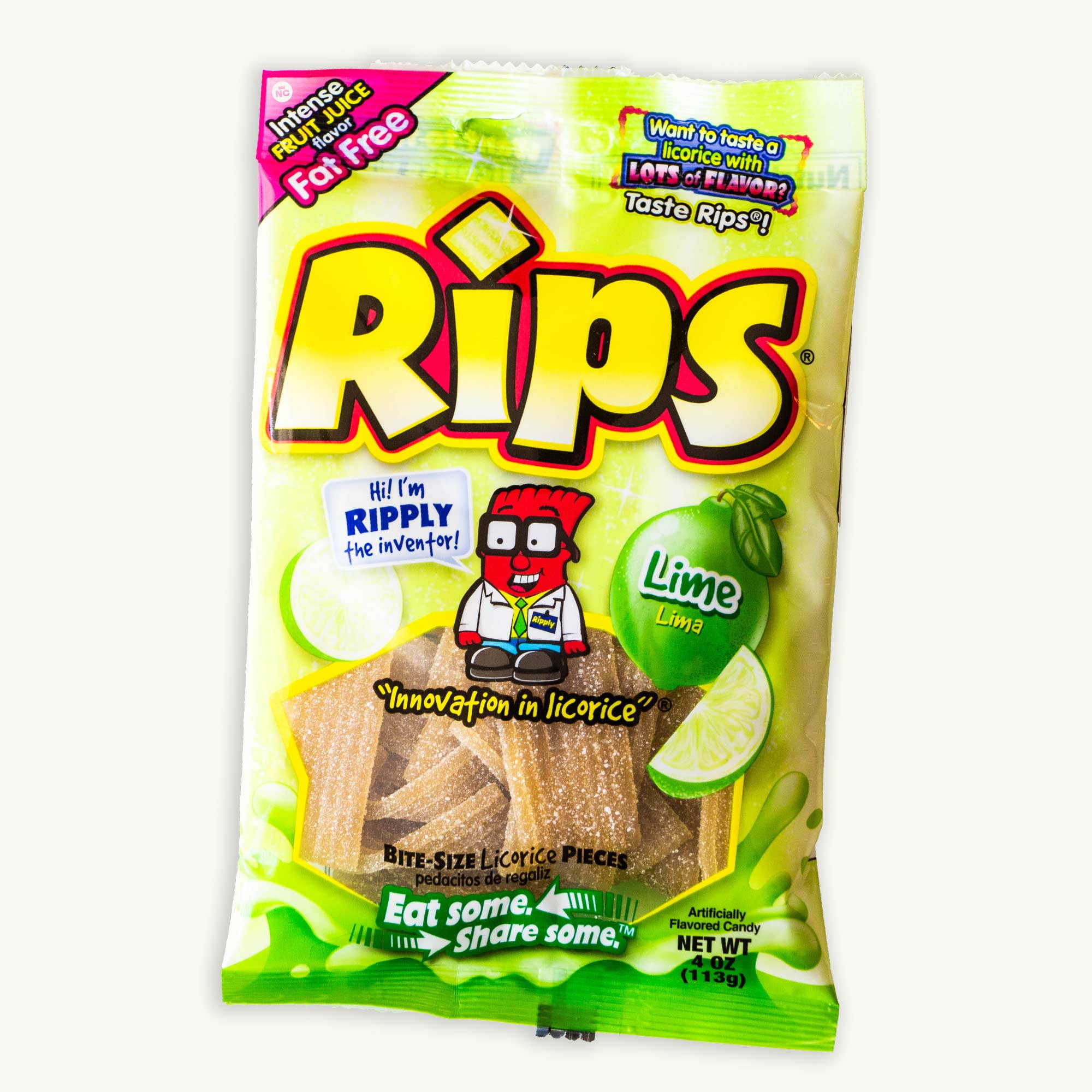 Rips Licorice Variety Pack - Watermelon, Strawberry Green Apple, Lime,  Pineapple, Rainbow, Sunflower Seeds, Caramel Popcorn - 10 Items