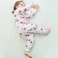 thumbnail image 2 of WIBACKER 6M-6Y Baby Warm Flannel Sleeping Bag, Infant Sleepsuit, Kids Toddler Boys Girls Long Sleeve Double Zipper Wearable Sleep Sack - Flamingos, 2 of 10
