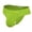 Green, variant on Men's Thong Low Waist Bikini Half Pack Short Shorts, M, Purple