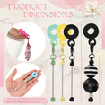 thumbnail image 4 of 10 Pcs Beadable Straw Charm Compatible with DIY Beaded Straw Toppers Charm Adapter Pendant Ornament, 4 of 7