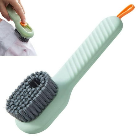 

Vokewalm Shoe Washing Brush Soft Bristle Cleaning Brush For Household Press Type Cleaning Brush Multifunctional Liquid Shoe Brush For Shoe Clothes handsome