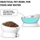 thumbnail image 4 of Elevated Cat Food Bowl, Raised Pet Food And Water Bowl, Cat And Small Dog Bowl, Tilted Ceramic Cat Water Bowl No Spill,15oz, 4 of 4