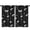Black White Butterfly, variant on Blackout Kids Curtains,Beige Butterfly Plant Pattern Childrens Insulated Curtains Set Of 2,Bedroom Essentials,Toddler Room Decor 42"x54"