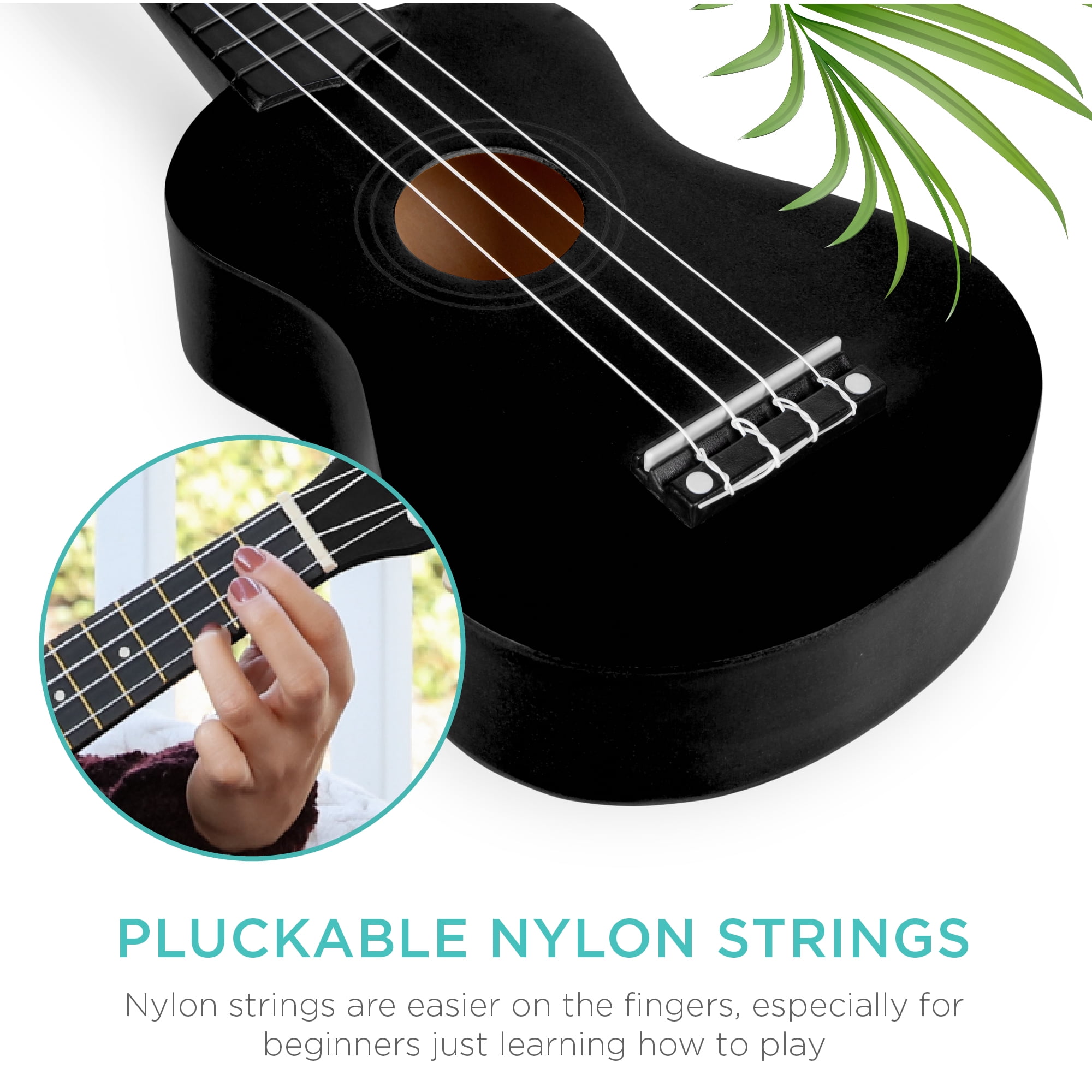 FEATURES  nylon strings