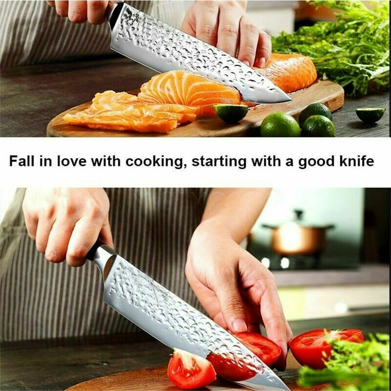 2 Pieces Paring Knives Set 7cr17 Stanless Steel Chef Knife Fruit Slicer  Vegetable Carving Cutter Knife