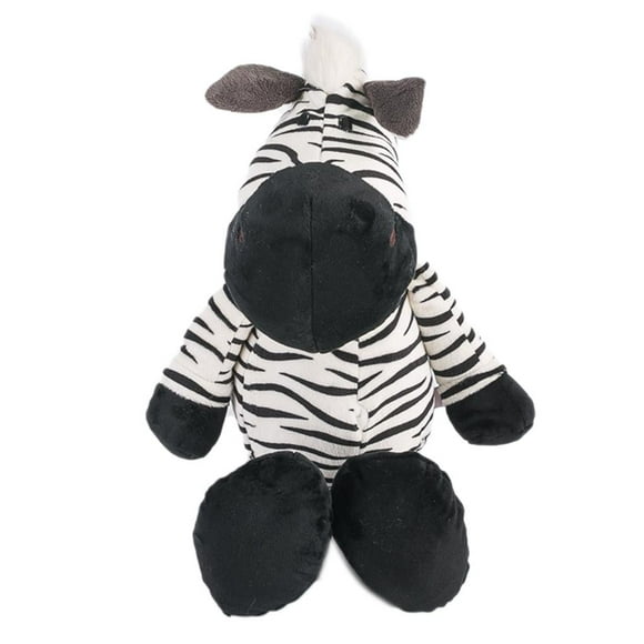 Wweixi 25cm Zebra Animal Dolls Cartoon Plush Toys Children Soft PP Cotton Animal Doll Kids Birthday Christmas Gift