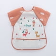 thumbnail image 3 of Babero de verano sin mangas, impermeable, antiadherente, para comer en verano, para bebés, ropa protectora, delantal para niños, babero, 3 of 6
