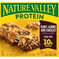 thumbnail image 3 of Nature Valley Chewy Protein Granola Bars, Peanut Almond Dark Chocolate, 5 Bars, 7.1 OZ, 3 of 3