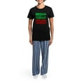 thumbnail image 4 of CafePress - Irish Today Polish Tomorrow Women's Dark Pajamas - Women's Short Sleeve Print T-Shirt and Pants Dark Cotton Pajama Set, 4 of 7