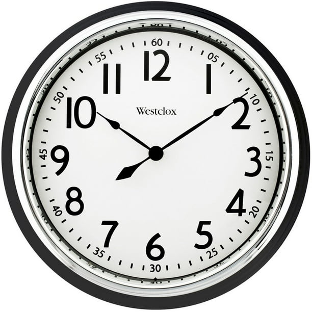 Westclox 32041ab 12 Black Deep Wall Clock