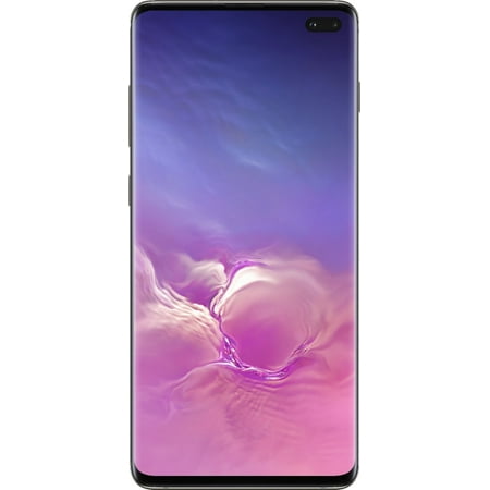 Samsung Galaxy S10+ Factory Unlocked Android Cell Phone | US Version | 1TB of Storage | Fingerprint ID and Facial Recognition | Long-Lasting Battery | Ceramic Black