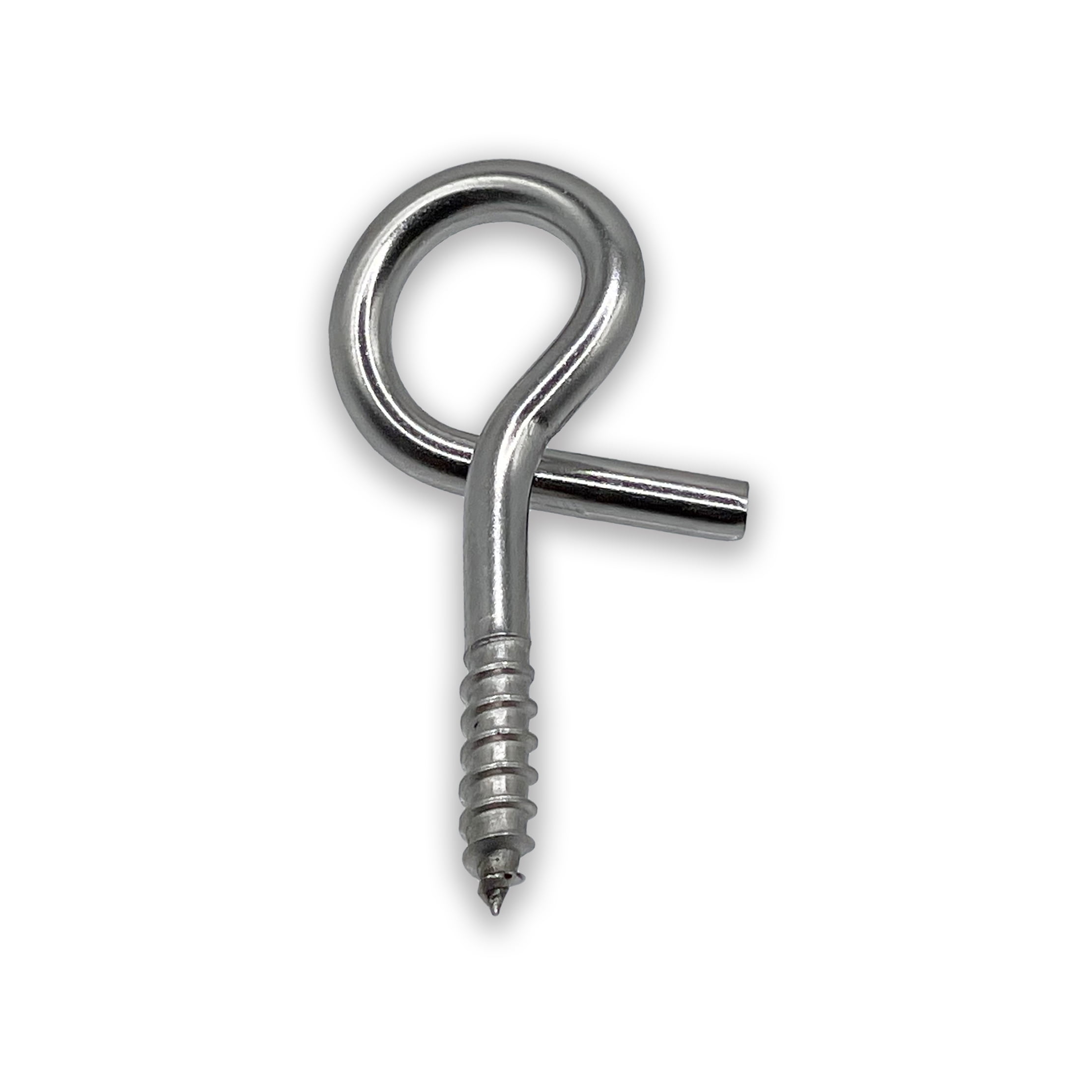 Hillman Quick Hanger Screw Eye, Outdoor, Stainless Steel, Stainless Steel, Silver, 12 set