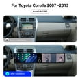 thumbnail image 4 of MOOKAKA 12.3"+12.3" Smart Display Radio Audio Media Player for Toyota Corolla 2007-2013 Universal Car Navigation GPS Upgrade Headunit Android Replacement 1080P Screen Carplay Accessories, 4 of 14