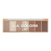 L.A. COLORS Eyeshadow, Natural Beauty 7 Color Eyeshadow Pallet, Radiant, 0.30 fl oz