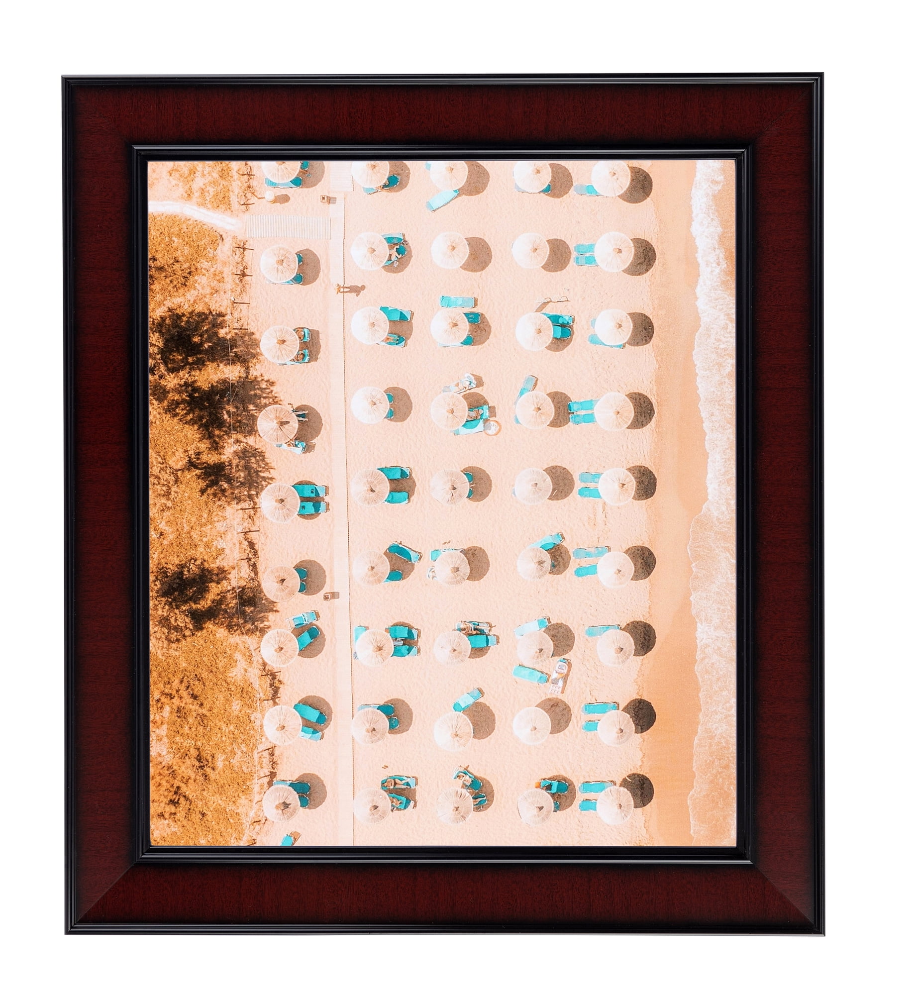 ArtToFrames 16" x 20" Honors Mahogany Picture Frame, 16x20 inch Brown Wood Poster Frame (WOM-5155)