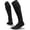 Black, variant on 1Pair Football Socks, Ultra Long Ankle Padded Athletic Socks for Men Women Boys Girls