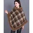 thumbnail image 2 of ZhangBaoLin Women Shawl Wrap Cardigan Poncho Cape Thick Sweater Coat Winter Wool Shawl, 2 of 6