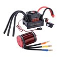 thumbnail image 4 of Motor sin escobillas Hugo 2650Kv 2050Kv ESC a prueba de agua 120A para coche 1:10 1:18, 4 of 10
