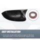 thumbnail image 5 of Cubierta de Cap de Espejo Retrovisor de Coche 1 Par Patrón de Fibra de Carbono Negro para Ford Focus RS ST MK3 12-18, 5 of 6