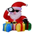 thumbnail image 2 of Adorno navideño inflable de Papá con luz. Decoración navideña creativa y original para jardín o interior., 2 of 7