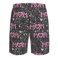 thumbnail image 6 of Kdxio Lovely Mom Ever Pattern Mens Casual Shorts - Drawstring Summer Beach Sports Shorts for Men, 6 of 9