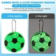 thumbnail image 4 of Uxcell Reflective Keychain Tags, Reflective Football Pendant Waterproof Safety Reflector for Backpack Handbag Green, 4 of 7