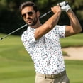 thumbnail image 4 of Uorisanigo Golf Star Matching Couple Outfits Golf Shirts for Men Size 2XL Short Sleeve Dry Fit Casual Print Shirts and Womens Golf Dress with Shorts Sleeveless Pockets Tennis Dresses, 4 of 8