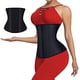 thumbnail image 3 of Entrenador de cintura para mujer, corsé ceñidor de cintura de látex, faja moldeadora de cuerpo con huesos de acero para deportes o Fitness, negro XL Sincero  Hogar, 3 of 6