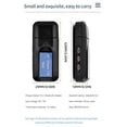 thumbnail image 4 of Bluetooth 5.0 mitter Receiver for TV 2 in 1 USB Wireless Audio Adapter with LCD Display for Car, 4 of 5